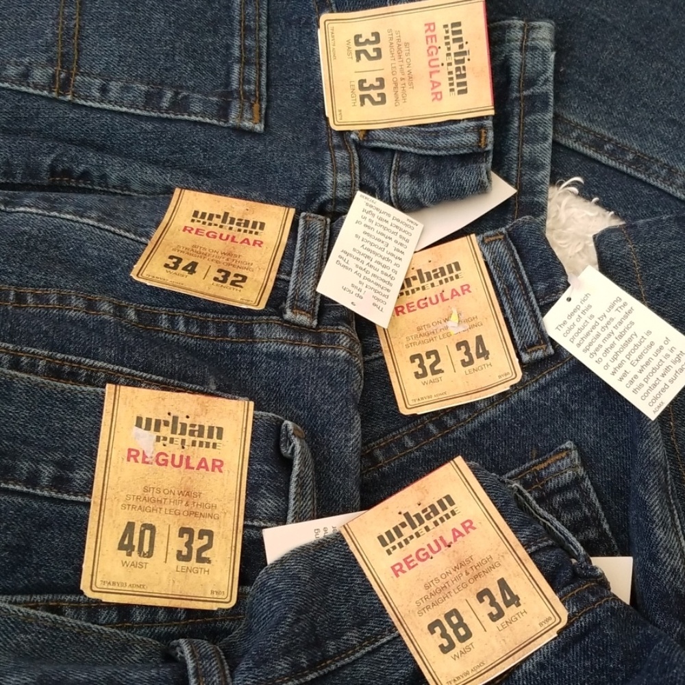 Men's Heavy Duty Straight Jeans - Picture 7 of 9